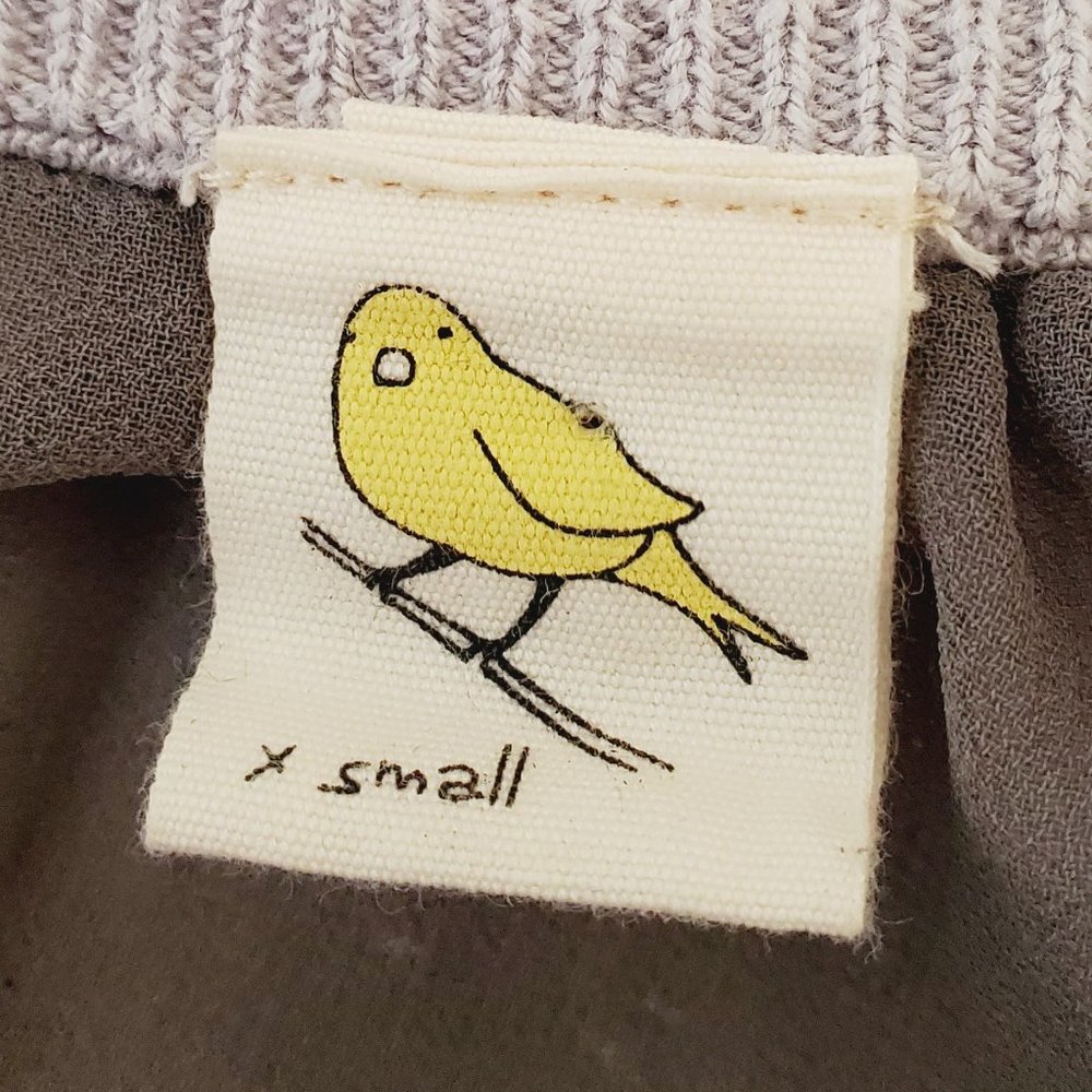 ANTHRO YELLOW BIRD Layered Ruffle Linen Sweater - Picture 6 of 9